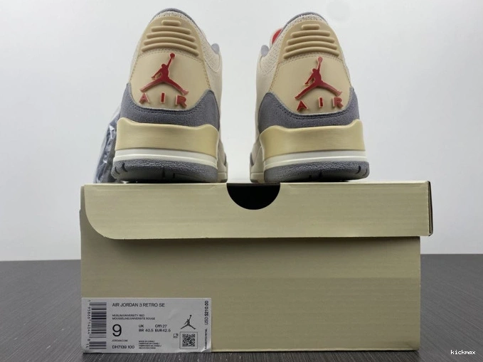Rep MAX Jordan DH7139-100 3 Muslin Retro Air 0821